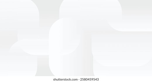 Abstract white background poster with dynamic. technology white and gray color elegant background. vector illustration