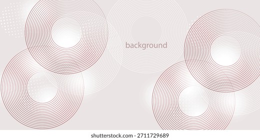 Abstractas fondo blanco con líneas circulares rojas. Concepto de tecnología digital del futuro. . patrón para el Anuncio, el Fondo de pantalla, la cubierta. Ilustración vectorial