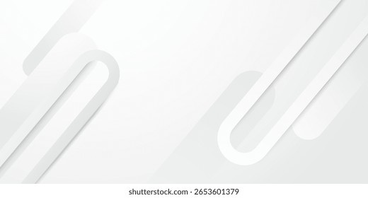 Abstract white background,  round background