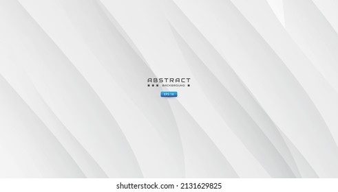 Abstract white background with round overlay, minimal grey backgrouns with center text area