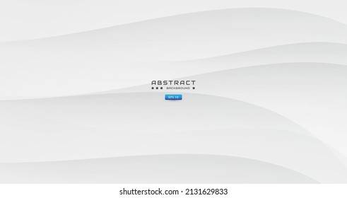 Abstract white background with round overlay, minimal grey backgrouns with center text area