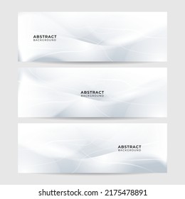 Resumen de fondo blanco para banner amplio, cabecera web, portada de medios sociales, diseño de presentación. Ilustración del vector 
