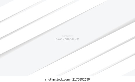 Abstract white background with shadow, light. Geometry overlap vector illustration.
