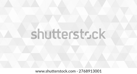 Abstract white background with silver effect. Light gray colour texture. Grey blue modern pattern. Gradient textur. Triangle patern. Triangular backdrop. Design bg business print