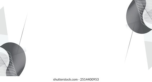 Abstract white background simple design line art. template layout banners, flyers.