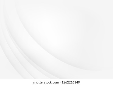 abstract white background with smooth lines