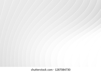 abstract white background with smooth lines