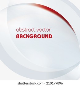 abstract white background with smooth lines