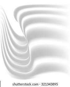 abstract white background with smooth lines