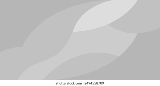 Abstract white background with smooth wavy shapes, white minimal background, vector, illustration