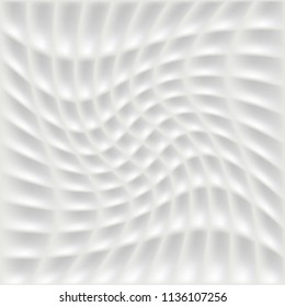 Abstract White Background with Swirl Grid Lines, Template for Cover Design