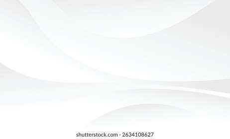 Fondo blanco abstracto con líneas de remolino y textura suave