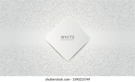 Abstract white background or texture with geometric shapes trendy modern and minimalist for cover design, wallpaper. Creative geometric simple design. EPS 10 vector.
