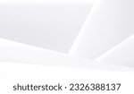 Abstract white background. Texture light gray color. Grey silver pattern. Modern minimal background. Triangle gradient for business design. Angular wallpaper. Space template. Vector illustration