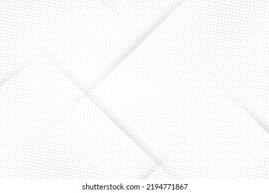 Abstract white background. Texture light gray color. Grey silver pattern. Modern minimal background. Square gradient for business design. Metal flat wallpaper. Space template. Vector illustration