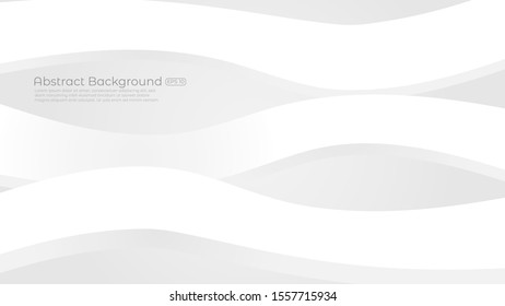 Abstract white background or texture trendy modern and minimalist for cover design, wallpaper, poster. Creative geometric simple design. EPS 10 vector.