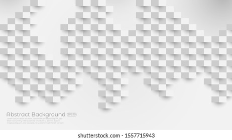 Abstract white background or texture trendy modern and minimalist for cover design, wallpaper, poster. Creative geometric simple design. EPS 10 vector.