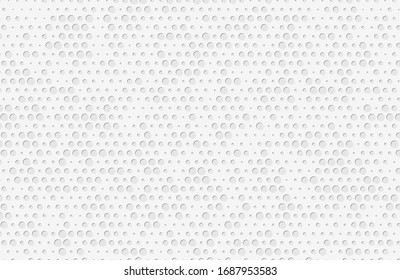 Abstract white background textured with circle halftone element