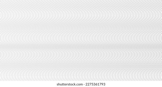 Abstrakter weißer Hintergrund mit strukturierten grauen Linien. Minimal grauer Rahmen Muster Hintergrund für Retro- und Grafikdesign. Vektorgrafik