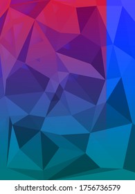 Abstract white background with triangular polygons.  vector illustration