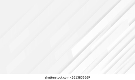Abstract white background with variation shape