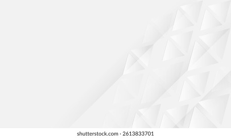 Abstract white background with variation shape