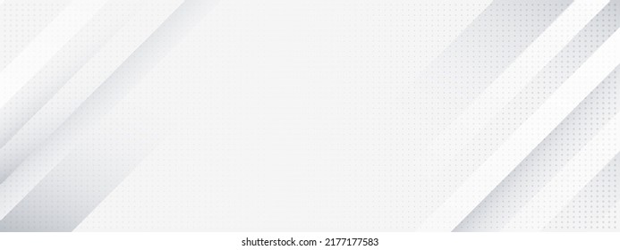 Abstract white background vector banner design