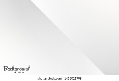 Abstract white background vector design Modern concept of straight line gradation