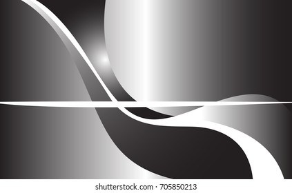 Abstract white background - vector illustration, free form