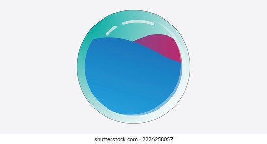 Abstract white background Water Drop Illustration Design
