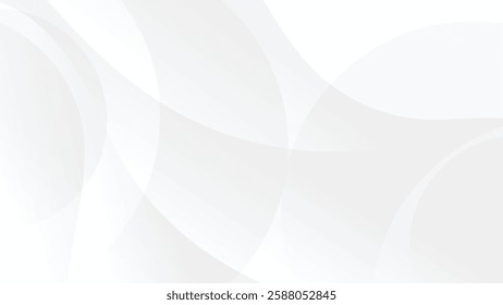 abstract white background with wave and curve lines 