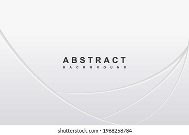 Abstract white background with wave decoration for poster, web, landing, page, cover, ad, greeting, card, promotion