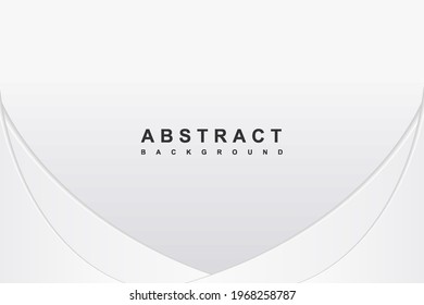 Abstract white background with wave decoration for poster, web, landing, page, cover, ad, greeting, card, promotion