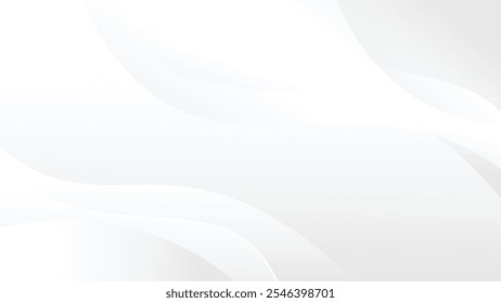 abstract white background wave gradient shape luxury wallpaper 