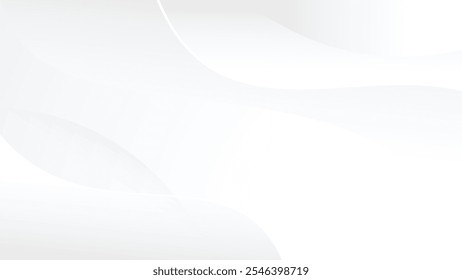 abstract white background wave gradient shape luxury wallpaper 