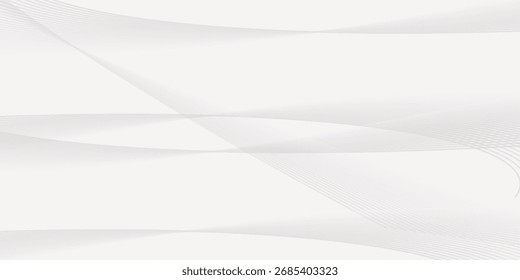 abstract white background wave gradient shape luxury wallpaper line smooth