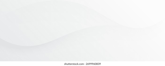 Fondo de pantalla de lujo de la forma del gradiente de la onda del fondo blanco abstracto