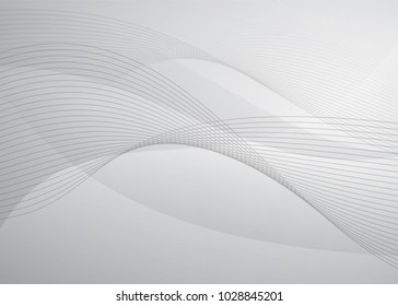 abstract white background with wave style and modern concept 