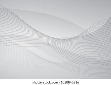 abstract white background with wave style and modern concept 