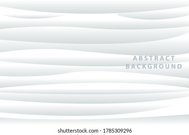 Abstract white background with waves