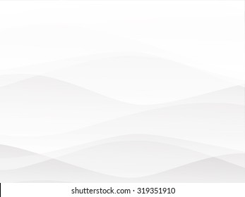 Abstract White Background With Waves