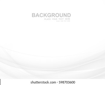 abstract white background with waves