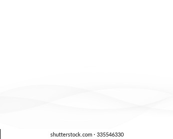 abstract white background with waves and copy space