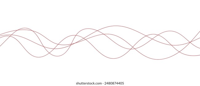 Abstract white background with waves. Modern banner design template
