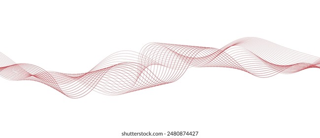 Abstract white background with waves. Modern banner design template
