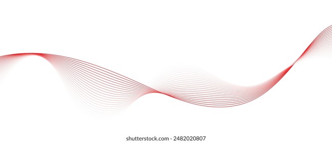 Fondo blanco Abstractas con ondas. Plantilla de diseño de Anuncio moderno
