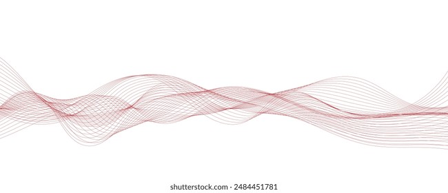 Abstract white background with waves. Modern banner design template
