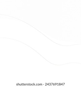 Abstract white background with wavy lines. clean and clear Vector illustration for your design.