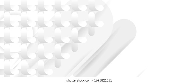 Fondo del vector pálido de la luz de fondo blanco abstracto. Arte geométrico abstracto y delicado matiz