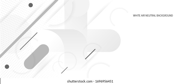 Fondo del vector pálido de la luz de fondo blanco abstracto. Arte geométrico abstracto y delicado matiz